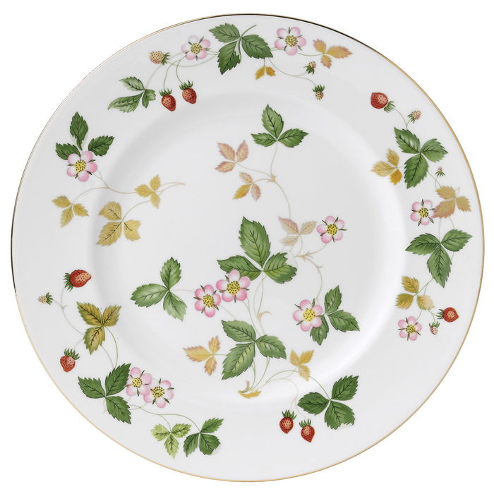 Wedgwood Plato Llano Wild Strawberry Bone China 27 cm (4 Unidades) Wedgwood Plato Llano Wild Strawberry Bone China 27 cm (4 Unidades)